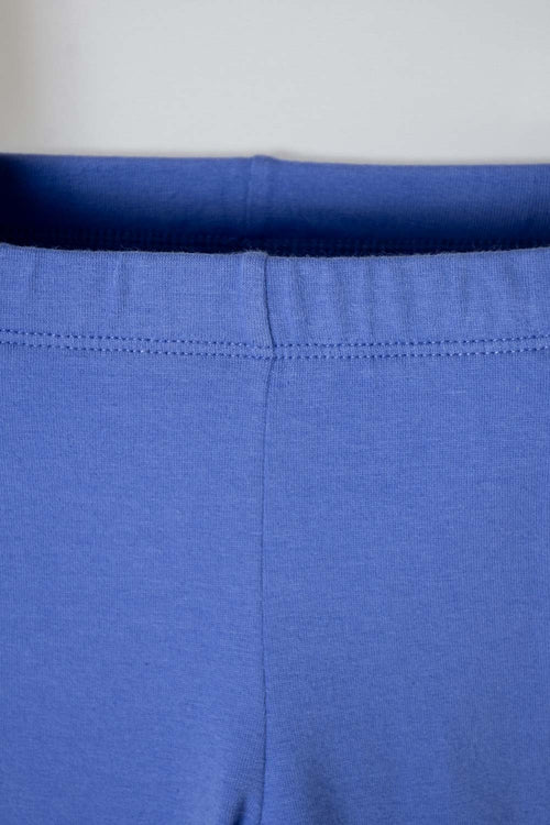 CONJUNTO DE BLUEY MARFIL Y AZUL DE LEGGINS PARA NIÑA 2T A 5T