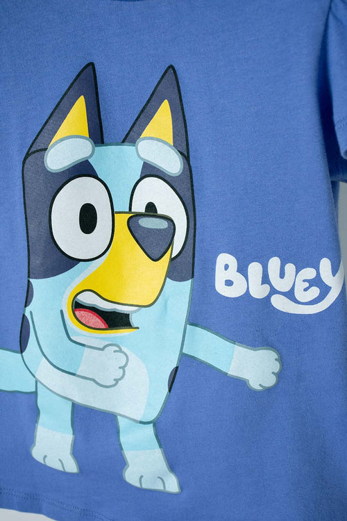 Card slide image -  PIJAMA DE BLUEY MULTICOLOR MANGA CORTA PARA NIÑA 2T A 6T