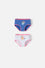 PACK X2 PANTIES DE BLUEY BLANCO Y AZUL NIÑA 2T A 6T
