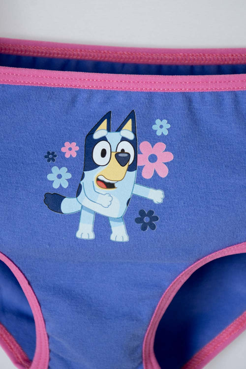Card slide image -  PACK X2 PANTIES DE BLUEY BLANCO Y AZUL NIÑA 2T A 6T