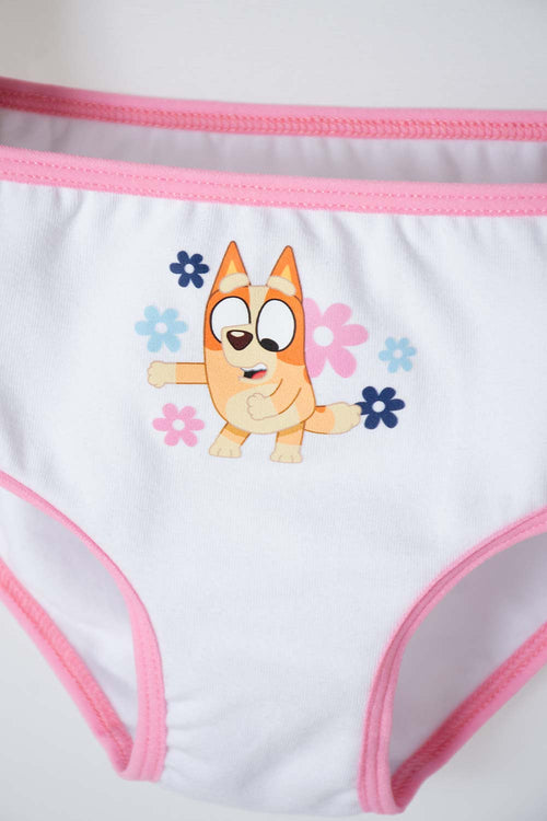 Card slide image -  PACK X2 PANTIES DE BLUEY BLANCO Y AZUL NIÑA 2T A 6T