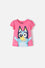 CAMISETA DE BLUEY ROSADA MANGA CORTA PARA NIÑA 2T A 6T