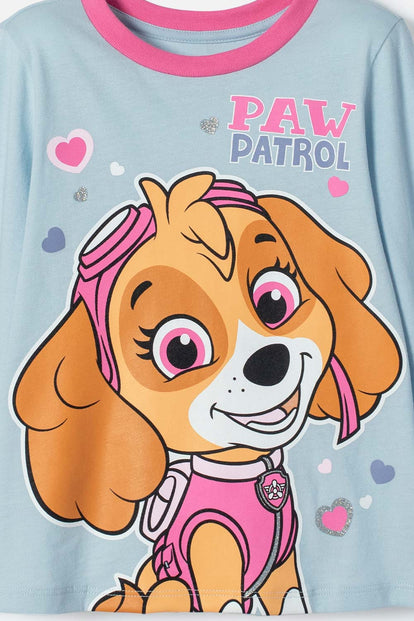  PIJAMA DE PAW PATROL MANGA LARGA MULTICOLOR PARA NIÑA 2T A 5T