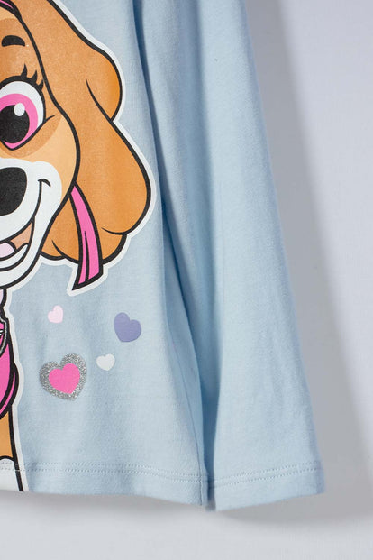 PIJAMA DE PAW PATROL MANGA LARGA MULTICOLOR PARA NIÑA 2T A 5T