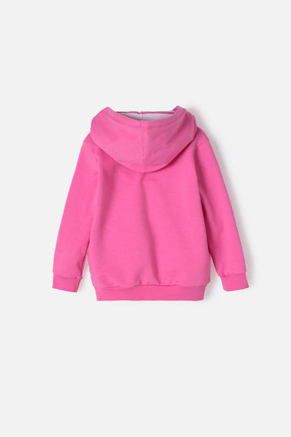 BUZO DE SNOOPY CON CAPUCHA ROSADO PARA NIÑA 2T A 5T