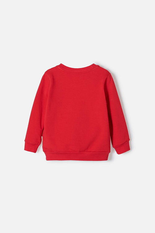 BUZO DE MINNIE MOUSE CERRADO ROJO PARA NIÑA 2T A 5T