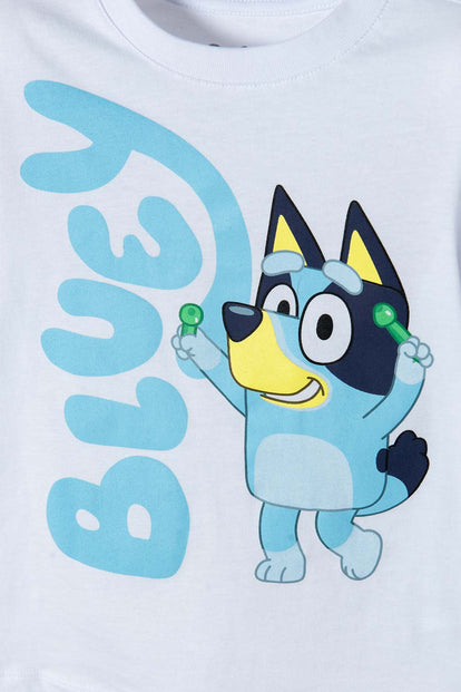  CONJUNTO DE BLUEY CON PANTALÓN LARGO PARA NIÑO 2T A 6T