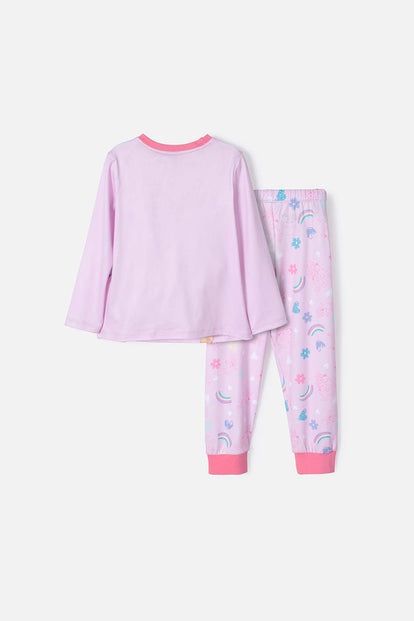 PIJAMA DE BLUEY PANTALÓN LARGO ROSADO PARA NIÑA 2T A 6T