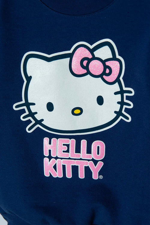 Card slide image -  BUZO HELLO KITTY CERRADO AZUL PARA NIÑA 2T A 5T