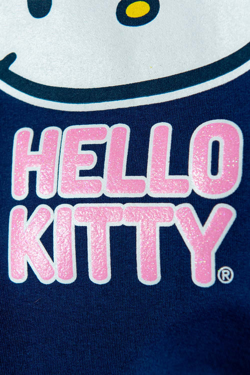 Card slide image -  BUZO HELLO KITTY CERRADO AZUL PARA NIÑA 2T A 5T