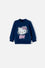 BUZO HELLO KITTY CERRADO AZUL PARA BEBÉ NIÑA