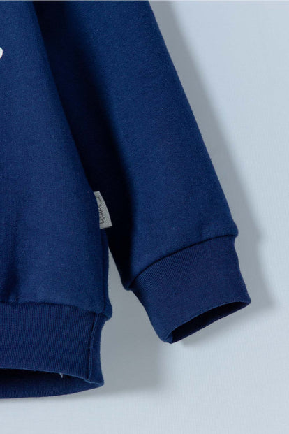  BUZO HELLO KITTY CERRADO AZUL PARA BEBÉ NIÑA