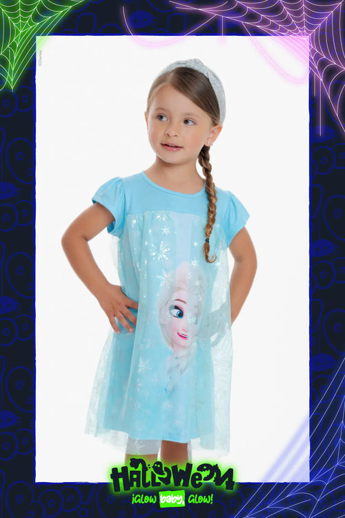 PIJAMA DE FROZEN TIPO BATOLA PARA NIÑA