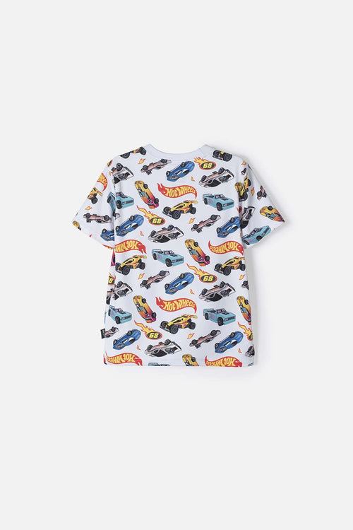 Card slide image -  CAMISETA HOT WHEELS MANGA CORTA MULTICOLOR PARA NIÑO 2T A 6T