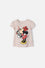 CAMISETA DE MINNIE MOUSE MANGA CORTA ROSADO PARA NIÑA 2T A 5T