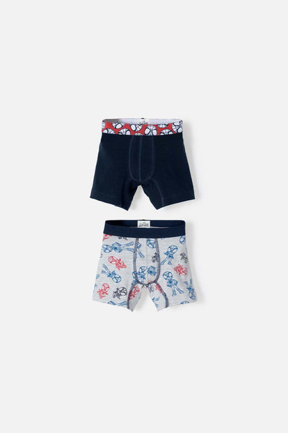  PACK X2 BOXER DE SPIDERMAN MULTICOLOR PARA NIÑO 2T A 6T