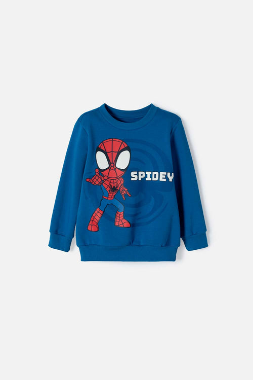Card slide image -  BUZO DE SPIDER-MAN CERRADO AZUL PARA NIÑO 2T A 6T