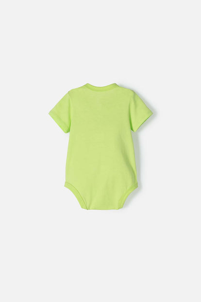 BODY DE MONSTERS UNIVERSITY VERDE CON AJUSTE EN ENTREPIERNA PARA BEBÉ NIÑO