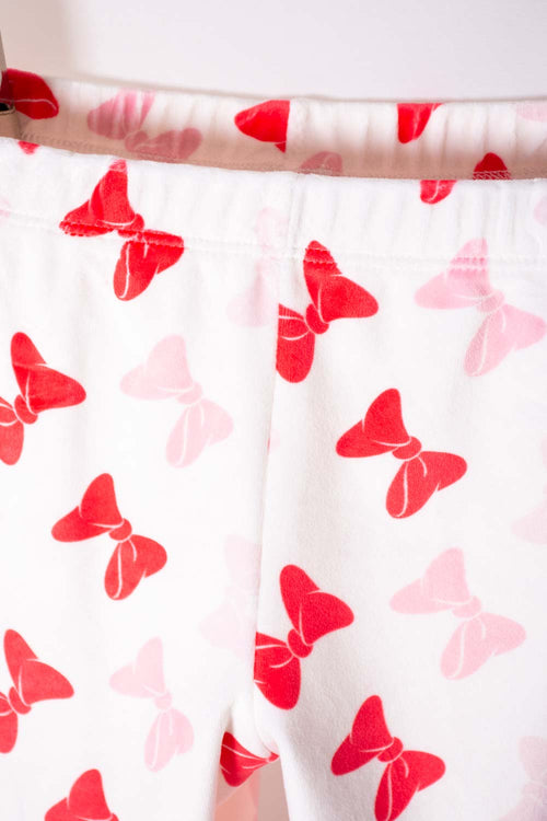 Card slide image -  PIJAMA DE MINNIE MOUSE PANTALÓN LARGO PARA NIÑA 2T A 5T