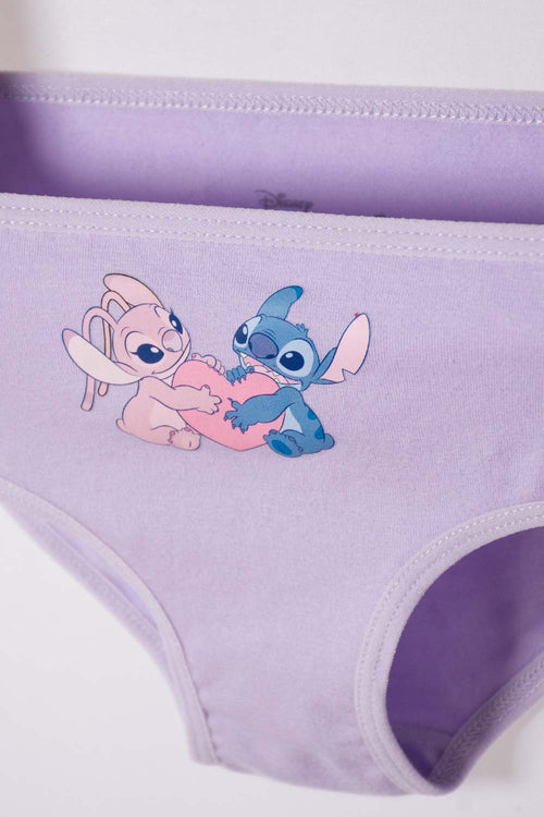 Card slide image -  PACK X2 PANTIES DE STITCH ROSADO Y MORADO PARA NIÑA 2T A 5T
