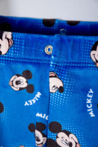 PIJAMA DE MICKEY MOUSE CON PANTALÓN LARGO MULTICOLOR PARA BEBE NIÑO