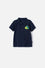 CAMISETA TIPO POLO DE JURASSIC WORLD AZUL OSCURA NIÑO 2T A 5T