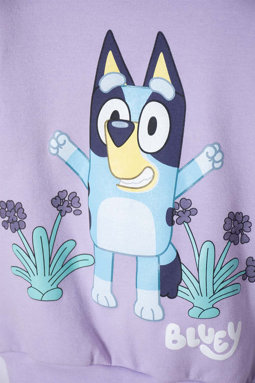 Card slide image -  BUZO DE BLUEY CERRADO LAVANDA PARA NIÑA 2T A 6T