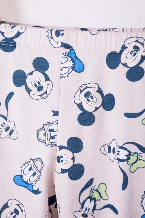 Card slide image -  PIJAMA DE MICKEY MOUSE AZUL MANGA LARGA PARA NIÑO 2T A 5T