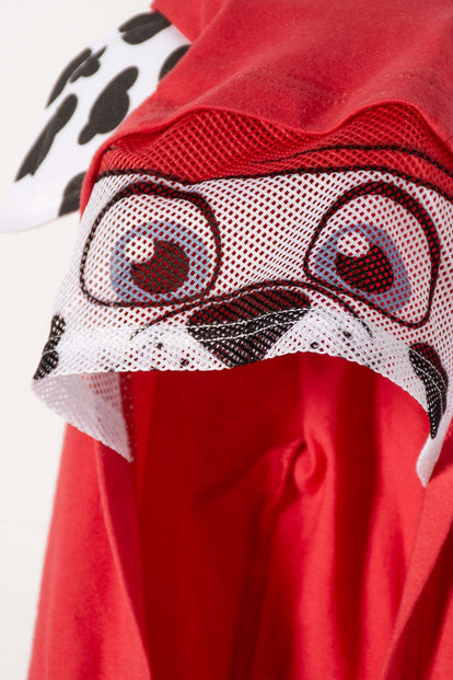 CAMISETA DE PAW PATROL CON CAPUCHA ROJO PARA NIÑO 2T A 6T