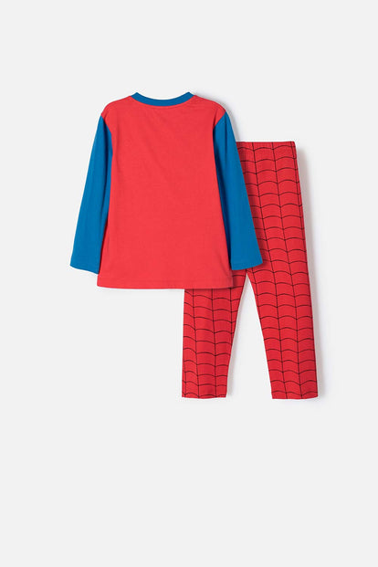 PIJAMA DE SPIDERMAN CON PANTALÓN LARGO PARA NIÑO 2T A 5T