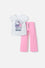 CONJUNTO DE HELLO KITTY MULTICOLOR DE PANTALÓN LARGO PARA NIÑA 2T A 5T