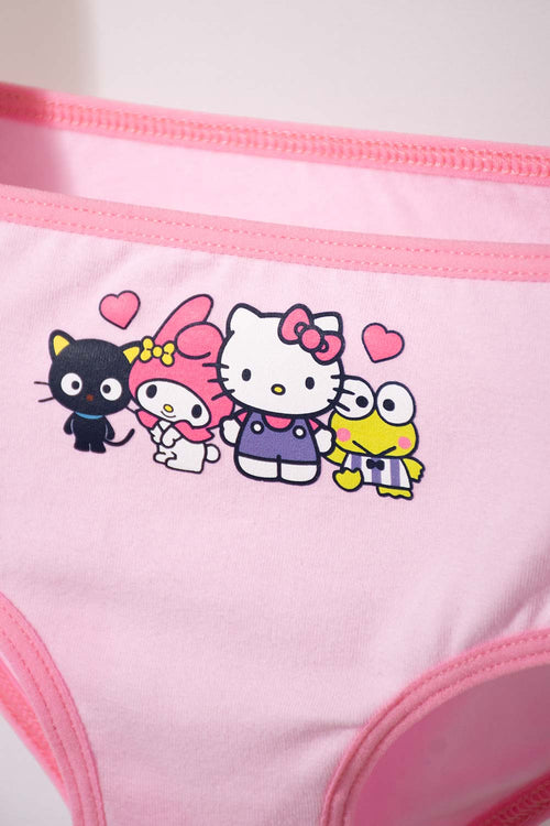 Card slide image -  PACK X2 PANTIES DE HELLO KITTY MULTICOLOR PARA NIÑA 2T A 5T