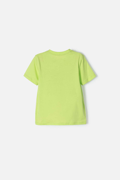 Card slide image -  CAMISETA DE MONSTER UNIVERSITY MANGA CORTA VERDE PARA NIÑO 2T A 5T