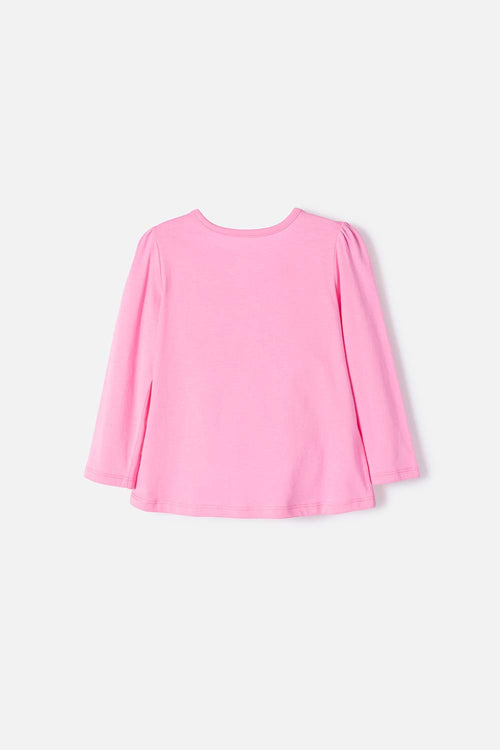 CAMISETA DE BLUEY MANGA LARGA ROSADO PARA NIÑA 2T A 6T