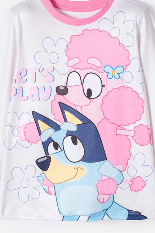 Card slide image -  PIJAMA DE BLUEY MULTICOLOR MANGA LARGA PARA NIÑA 2T A 6T
