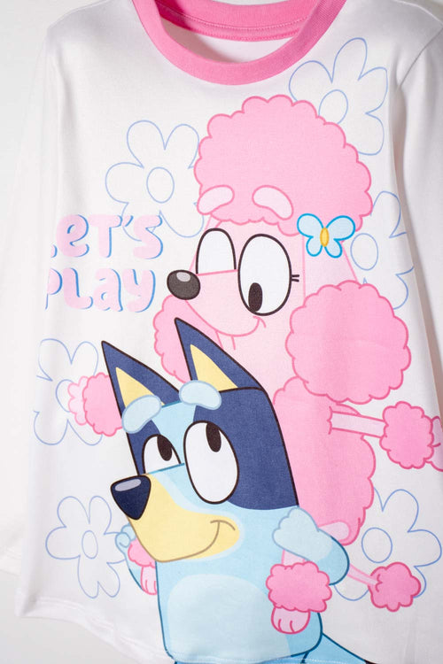 Card slide image -  PIJAMA DE BLUEY MULTICOLOR MANGA LARGA PARA NIÑA 2T A 6T