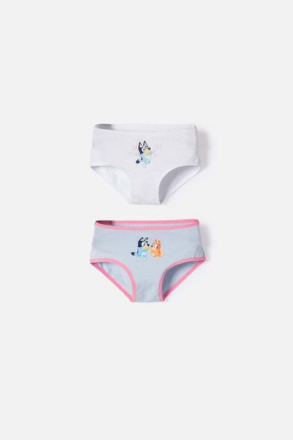  PACK X2 PANTIES DE BLUEY MULTICOLOR PARA NIÑA 2T A 6T