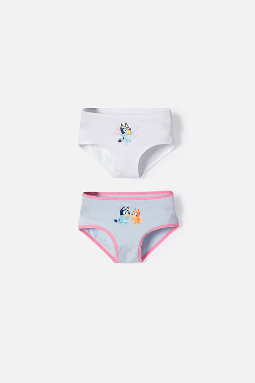 Card slide image -  PACK X2 PANTIES DE BLUEY MULTICOLOR PARA NIÑA 2T A 6T