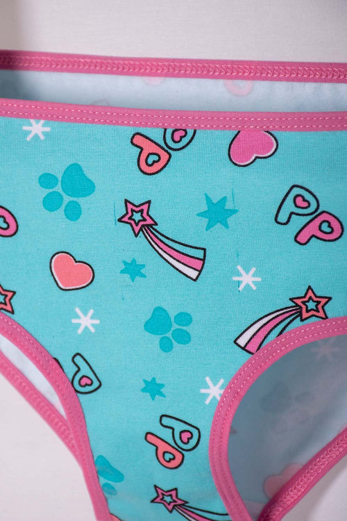 Card slide image -  PACK X2 PANTIES DE PAW PATROL BLANCO Y TURQUESA PARA NIÑA 2T A 6T