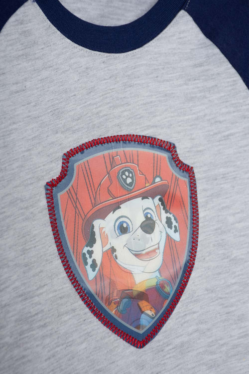 Card slide image -  CAMISETA DE PAW PATROL MANGA CORTA GRIS PARA NIÑO 2T A 6T