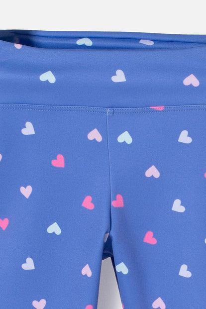  CONJUNTO DE PEPPA PIG LILA Y MORADO CON LEGGING PARA NIÑA