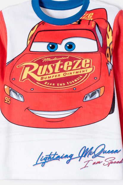 PIJAMA DE CARS CON PANTALÓN LARGO MULTICOLOR PARA NIÑO 2T A 5T