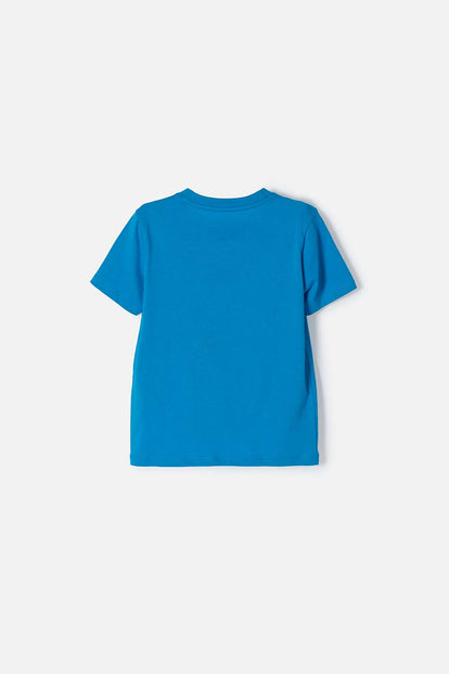  CAMISETA DE STITCH MANGA CORTA AZUL PARA NIÑA 2T A 5T