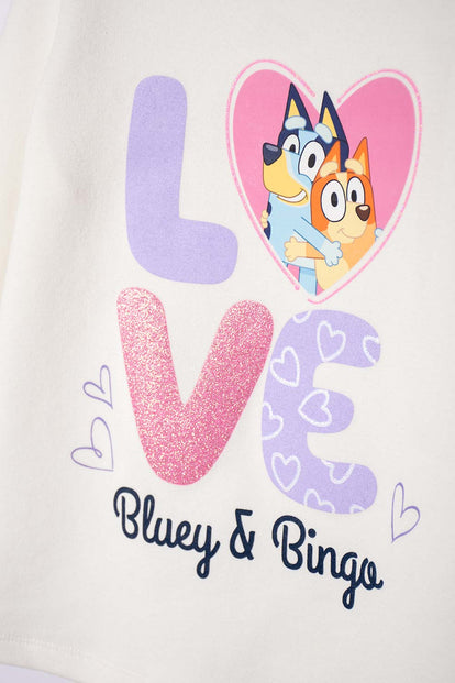 CONJUNTO DE BLUEY MULTICOLOR DE PANTALÓN LARGO 2T A 6T