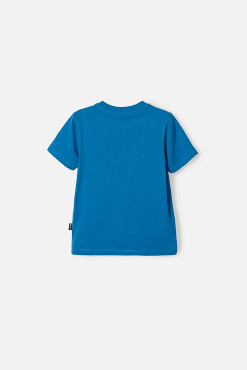 Card slide image -  CAMISETA DE IRONMAN MANGA CORTA AZUL PARA NIÑO 2T A 5T