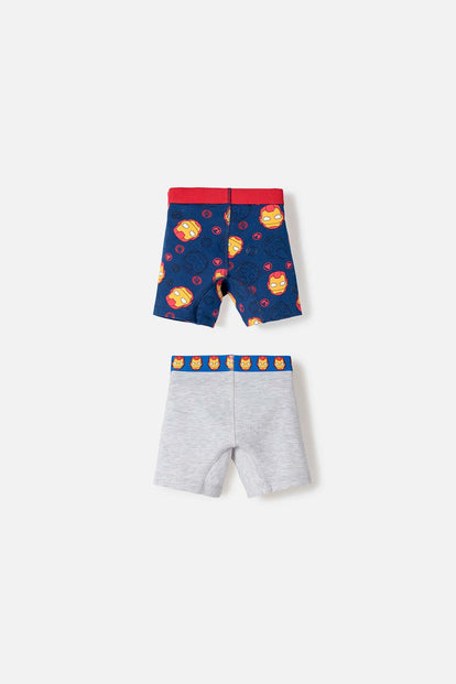 PACK X2 BOXER DE IRONMAN MULTICOLOR PARA NIÑO 2T A 5T