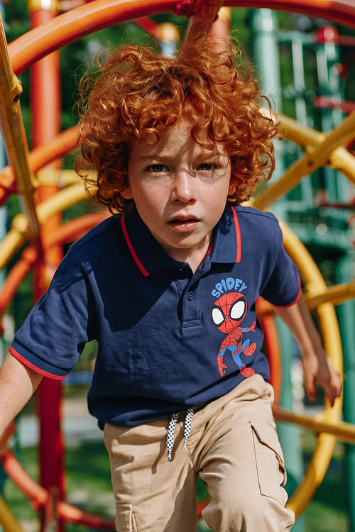 CAMISETA TIPO POLO DE SPIDEY AND HIS AMAZING FRIENDS PARA NIÑO 2T A 6T