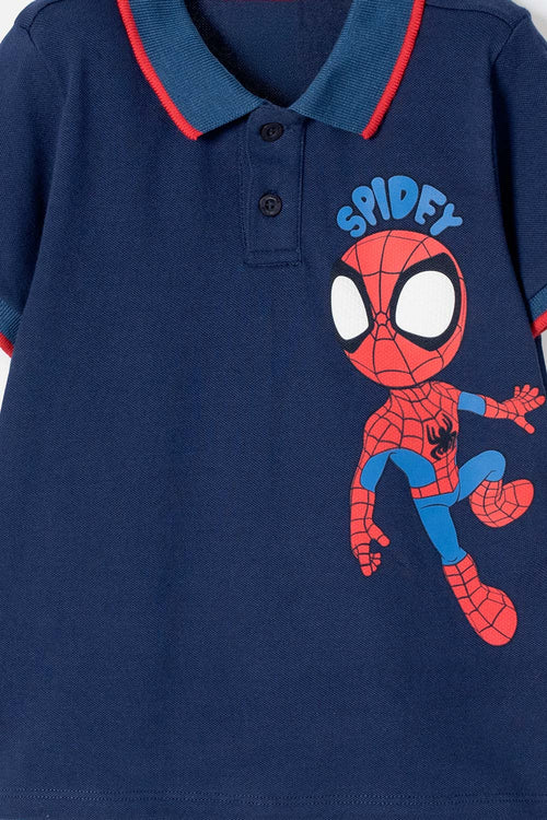 Card slide image -  CAMISETA TIPO POLO DE SPIDEY AND HIS AMAZING FRIENDS PARA NIÑO 2T A 6T