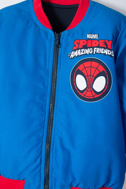  CHAQUETA DE SPIDEY AND HIS AMAZING FRIENDS AZUL PARA NIÑO 2T A 6T