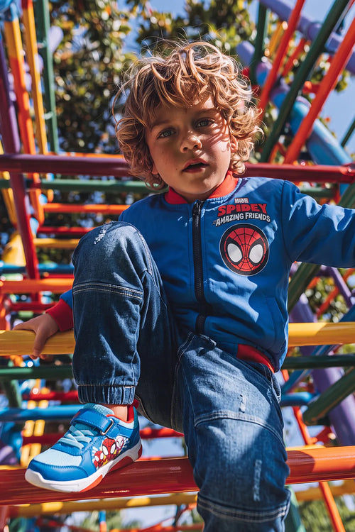 CHAQUETA DE SPIDEY AND HIS AMAZING FRIENDS AZUL PARA NIÑO 2T A 6T
